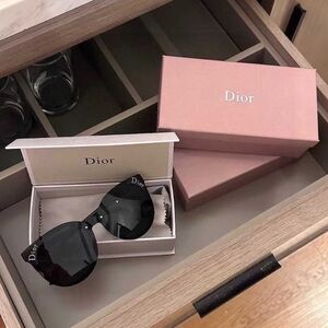 Dior Black Tinted Cat Eye Shades